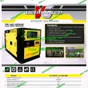 Silent Genset Diesel 15 kva Equal Power Twin Cylinder Heavy Duty + ATS