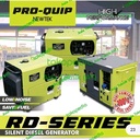 Silent Diesel Generator 5000 watt - 9000 watt RD Series ProQuip Newtek
