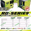 Silent Diesel Generator 5000 watt - 9000 watt RD Series ProQuip Newtek