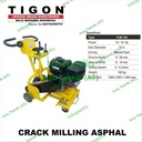 Crack Milling Asphal Tigon / Mesin Penghancur Pemecah Aspal Tigon