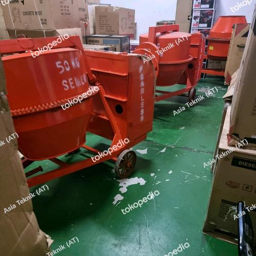 MESIN MOLEN 500 LITER + DIESEL 8 PK MOLEN SEMEN BETON TERBAIK