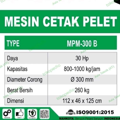 Mesin Cetak Pelet Ikan dan Ternak Kapasitas 1000 kg / jam Kosongan