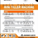 Traktor Sawah Paret Bedengan Tiller Matsumoto MTM 500 G + Bensin 7.5HP