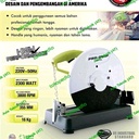 Cut Off Machine 14 inch ProQuip Heavy Duty