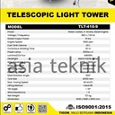 TOWER LIGHT 4x 1000 WATT 9 METER MODEL TRAILER TIGON HEAVY DUTY