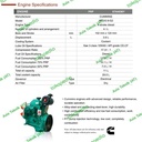 Genset silent cummins 50 kva original stamford