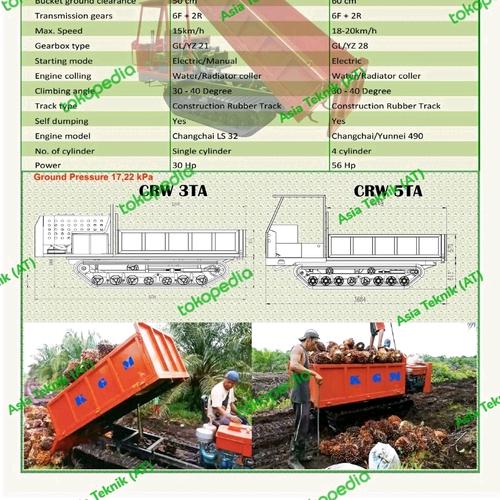 Mini Dumper Crawler 3 Ton - 5 Ton