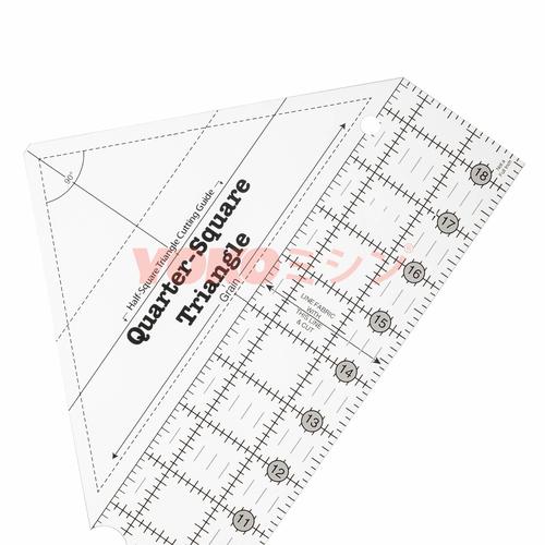 Penggaris Jahit Pola Patchwork - 90 Degree Double-Strip Ruler (MSW-02)