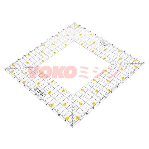 Square Quilting Template Set - Penggaris Pola Persegi 12 inch -KR-0125