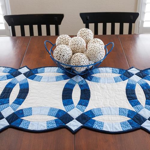 Double Wedding Ring Template Set / Penggaris Pola Quilting - EZ-ABC