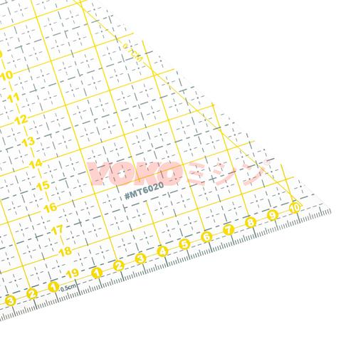 Quilting Ruler / Penggaris Patchwork Model Segitiga (MT-6020)