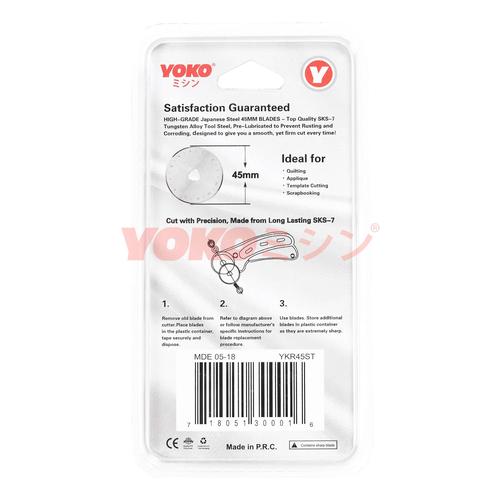 Mata Pisau Refill Rotary Cutter 45mm / 45 mm YOKO (YKR-45)