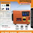 silent genset diesel 5000 watt maks 5500 watt Matsumoto Platinum