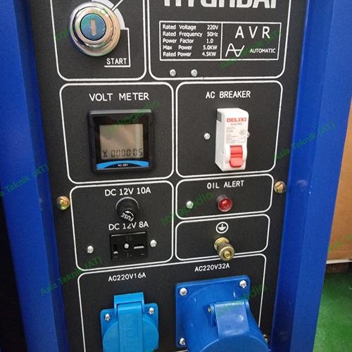 Silent Genset Diesel 5000 watt Hyundai Original Heavy Duty