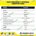 High Frequency Internal Vibrator Hose 60 mm