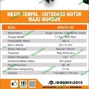 Mesin Tempel 13 hp / Outboard Motor Maju Mundur