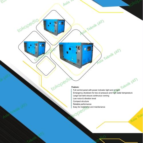Genset silent Yanmar 10000 watt 12.5 kva 1 phase