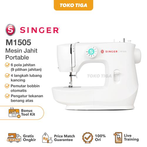 Mesin Jahit SINGER M-1505 (Portable Multifungsi) - M1505