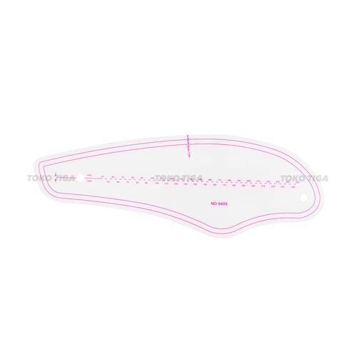 Penggaris Jahit/Menjahit - Penggaris Pola Lengkung Lengan 45 cm - 6405