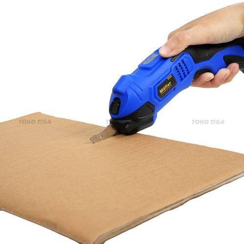 Gunting Bahan Kain & Kertas Elektrik Multifungsi / Electric Portable Scissor Cutter Mollar