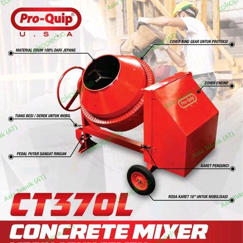 Mesin Pengaduk Semen Beton 50 kg ProQuip Made in Vietnam
