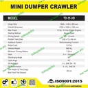 Mini Dumper Crawl Tigon 1.5 Ton