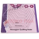 Quilting Ruler / Penggaris Patchwork - Model Persegi 6/Hexagon-MHEX14