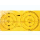 Quilting Ruler / Penggaris Patchwork - Model Bulat / Circle - NT-2010