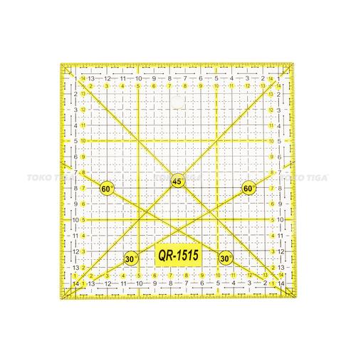 Quilting Ruler / Penggaris Bahan - Penggaris Quilting TOYO 15 x 15 cm