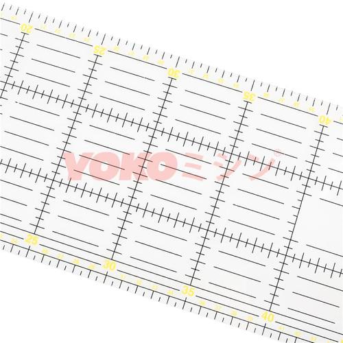 Quilting Ruller / Penggaris Bahan - Penggaris Quilting TOYO 15 x 30 cm
