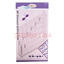 Quilting Ruler / Penggaris Patchwork - Model Ketupat/Diamond - MD6012