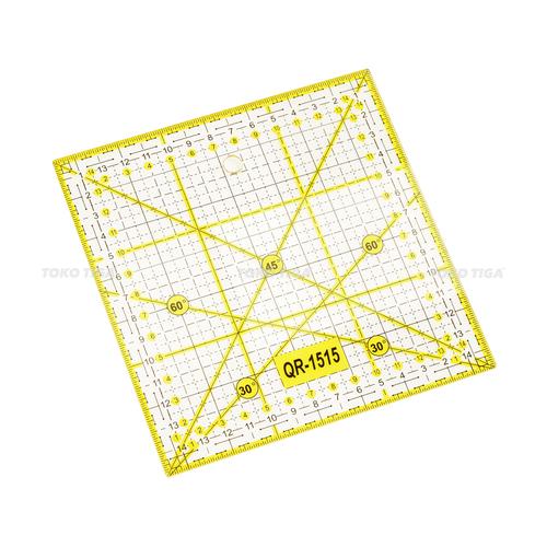 Quilting Ruler / Penggaris Bahan - Penggaris Quilting TOYO 15 x 15 cm