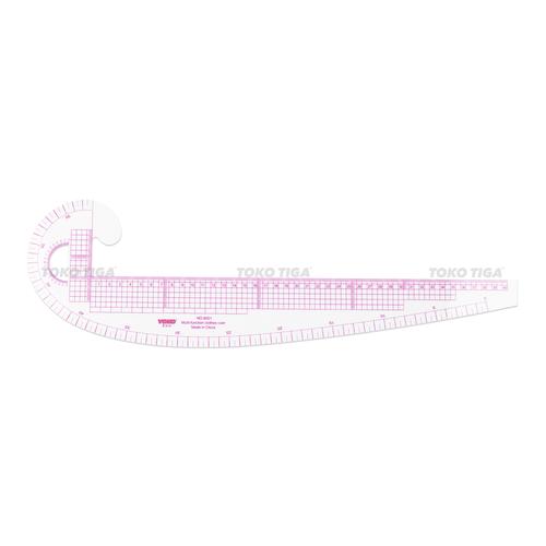 Penggaris Jahit/Menjahit - Penggaris Pola Baju Lengkung 58 cm - 6501B