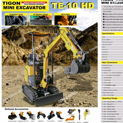 mini excavator 1 ton Tigon heavy duty / Beko 1 Ton Tigon