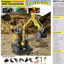 mini excavator 1 ton Tigon heavy duty / Beko 1 Ton Tigon