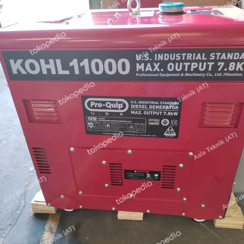 Genset silent diesel 10 kva ProQuip Usa Kohl 11000