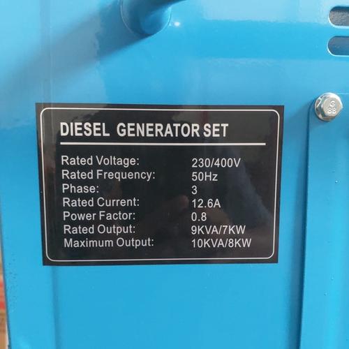 Genset silent 10 kva maks 7500 watt 3 phase diesel generator Terbaik