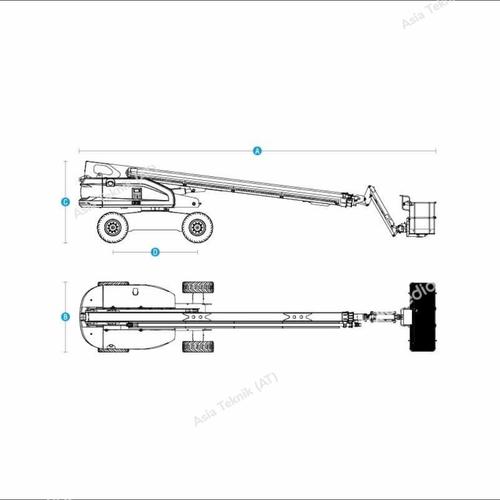 Diesel Telescopic Boom Lift