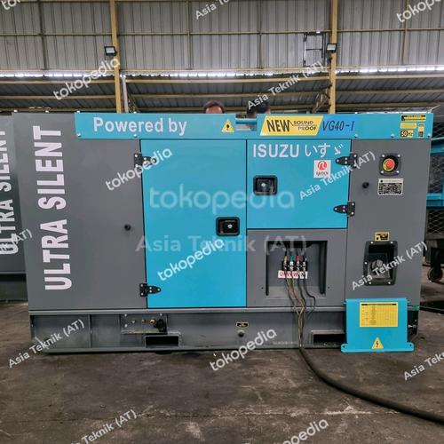 silent genset 40 kva new Isuzu heavy duty