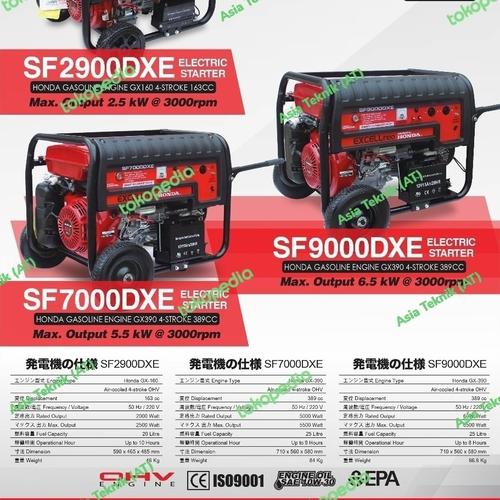 genset honda 6500 watt SF9000DXE