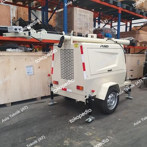 mobile lighting tower 4 x 1000 watt model trailer 9 meter Terbaik