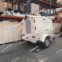 mobile lighting tower 4 x 1000 watt model trailer 9 meter Terbaik