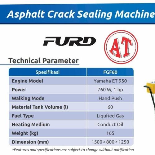 asphalt creak sealing machine 60 liter