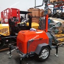 mobile tower light 4 x 400 watt LED trailer 7 meter heavy duty