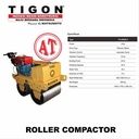Mesin double roller Tigon 2 ton diesel Stater TG-VR680D