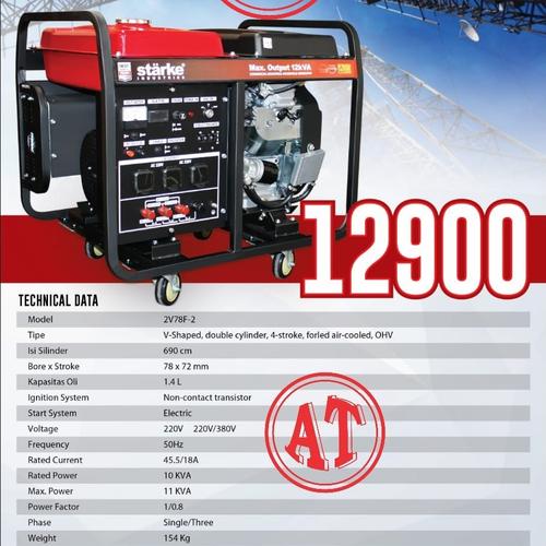 genset 10000 watt maks 11000 watt Starke