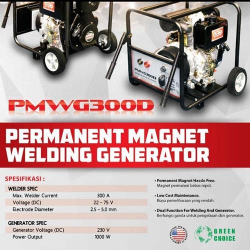 genset las 300 ampere.. welding generator