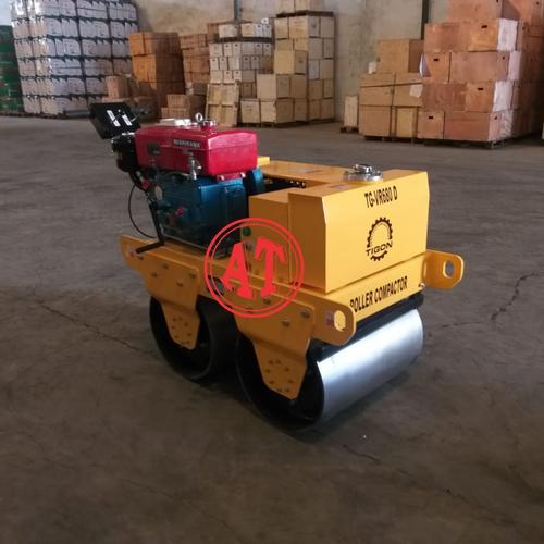 Mesin double roller Tigon 2 ton diesel Stater TG-VR680D
