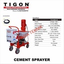 mesin plester tembok Tigon TCS5050.. cement sprayer