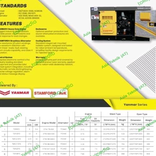 genset super silent Yanmar made in Japan